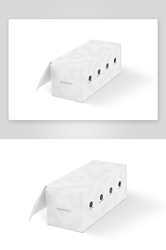 方形纸盒样机设计效果