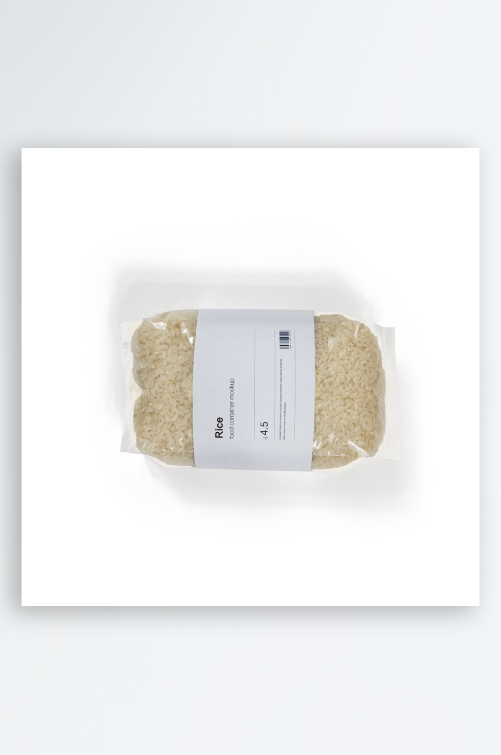 密封食品包装袋样机素材