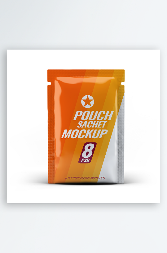 密封食品包装袋样机效果