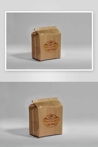 密封食品包装袋样机效果图