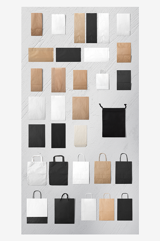 购物袋样机模板设计图-众图网