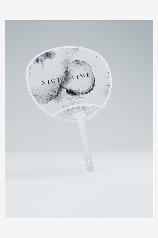 扇子样机模板设计图-众图网