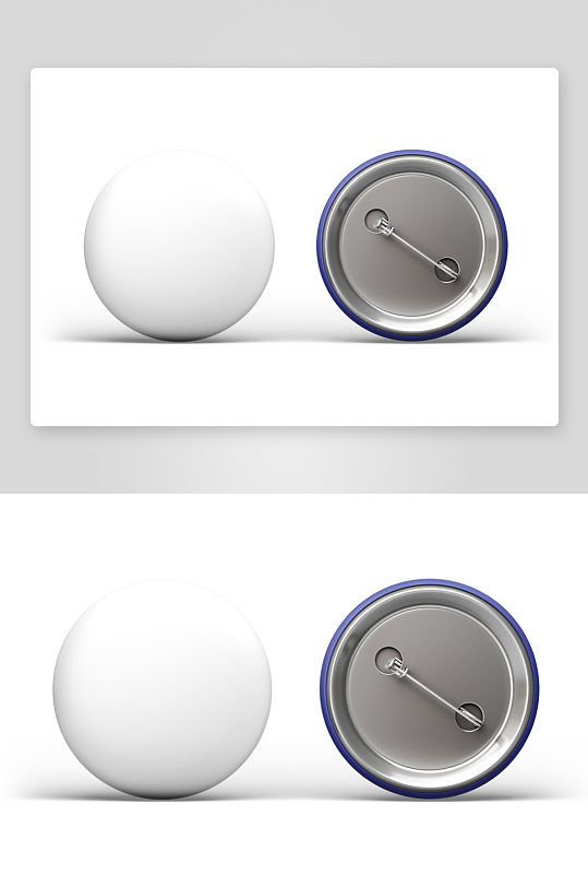 徽章智能样机智能贴图广告-众图网