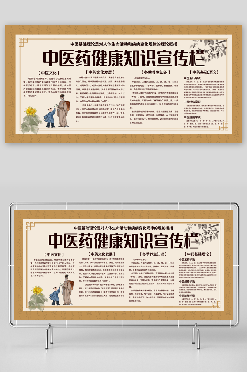 中医药健康知识宣传栏素材
