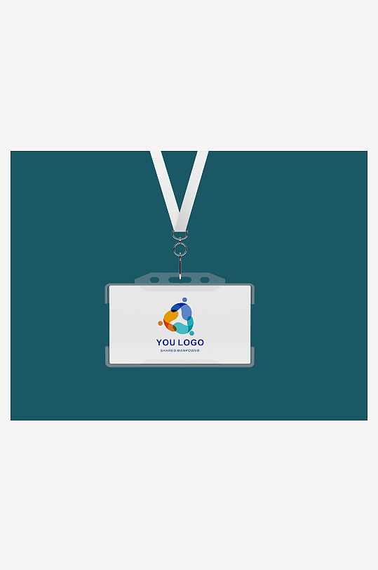 工作证工牌样机贴图-众图网