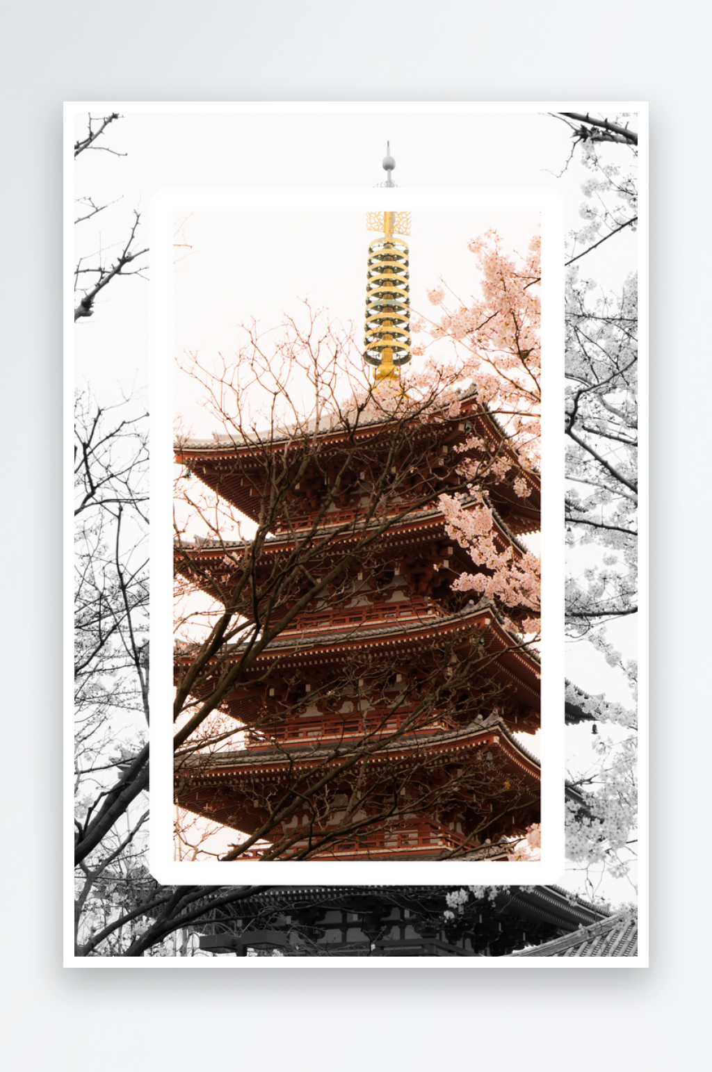 日本旅游风景画艺术装饰画素材