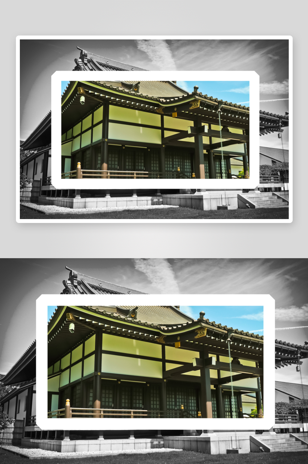 日本旅游风景画艺术装饰画素材