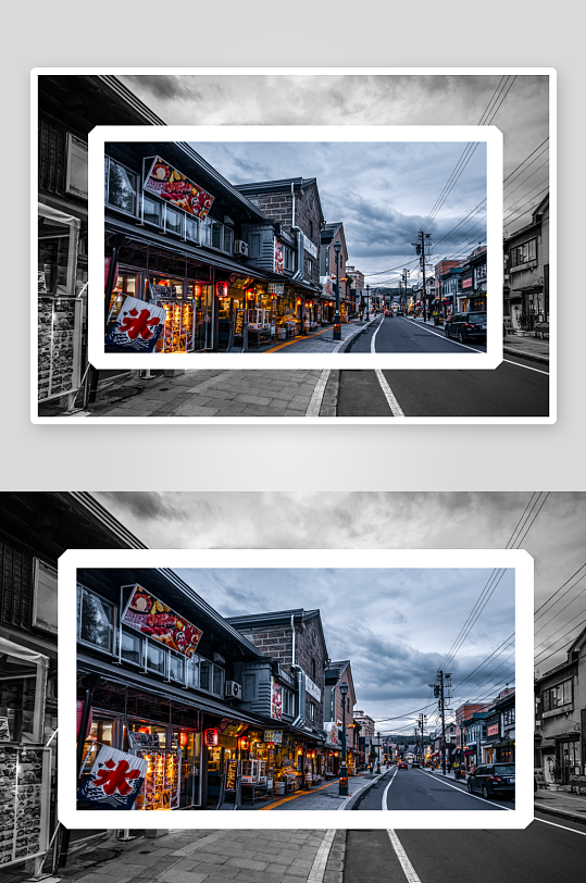 唯美日本风景画装饰画