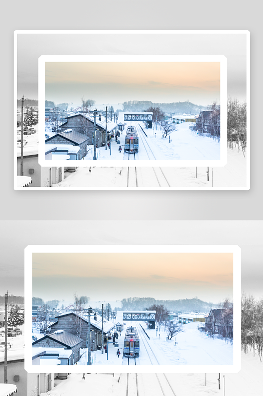 唯美日本风景画装饰画