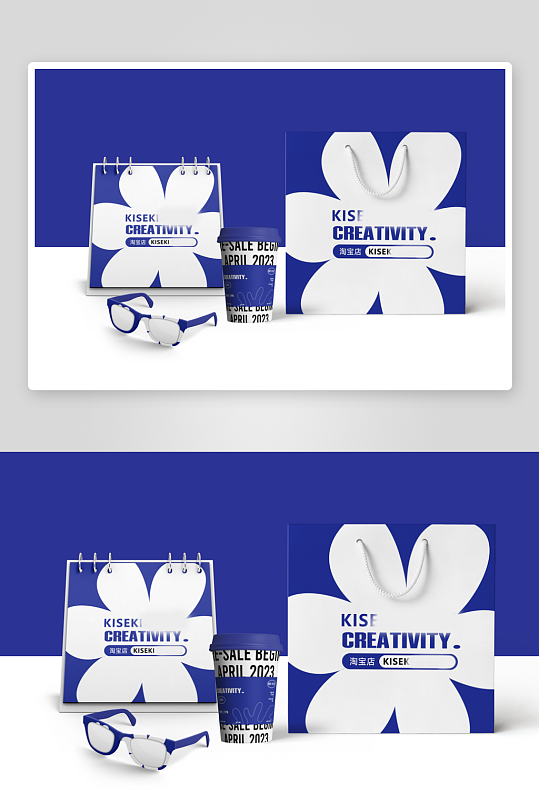 简约企业VI样机-众图网