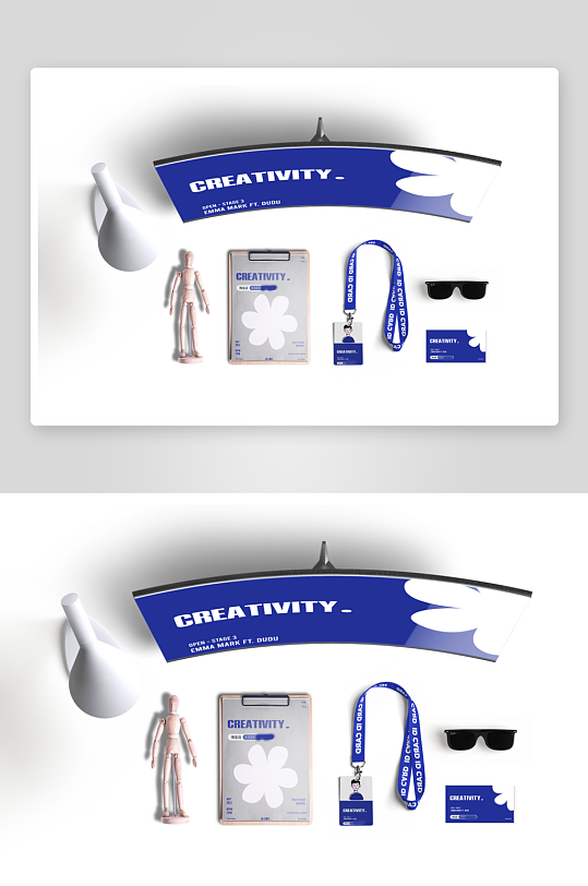 简约企业VI样机-众图网