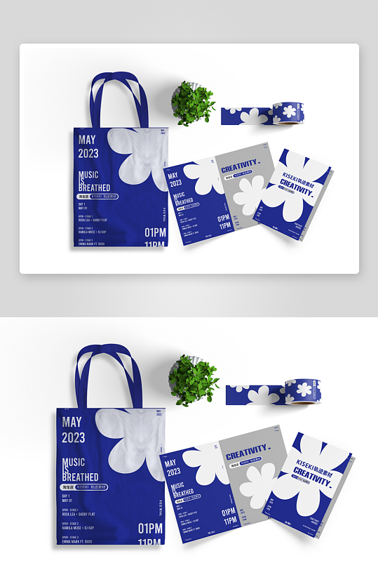 简约企业VI样机-众图网