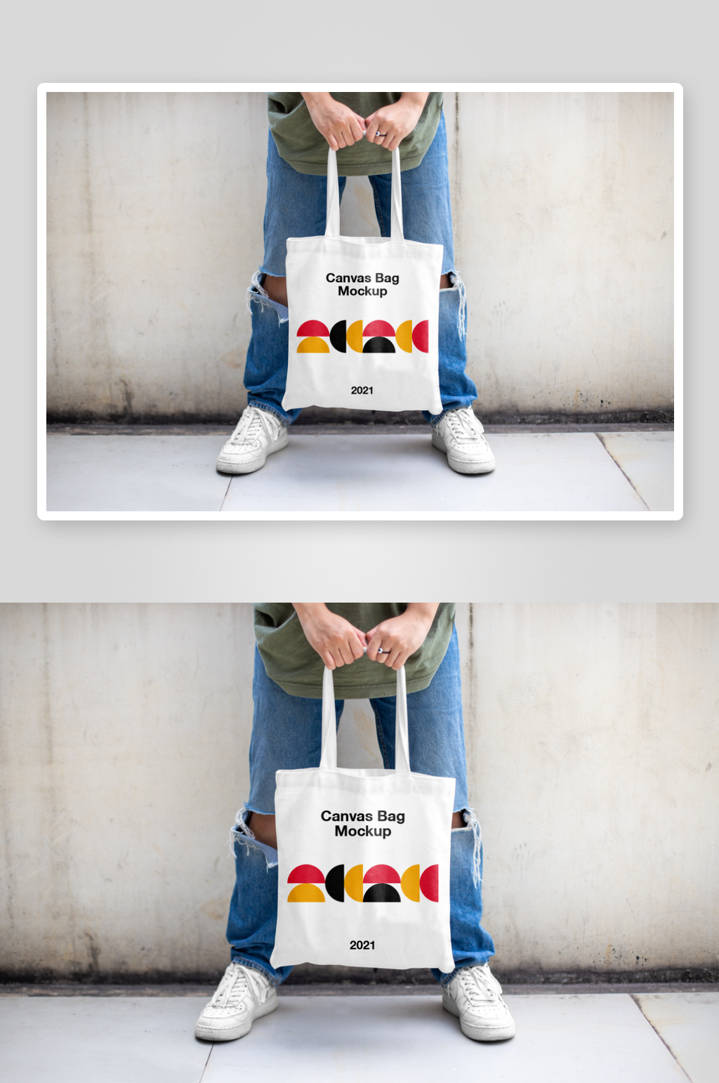 高端手提袋布袋环保袋样机素材