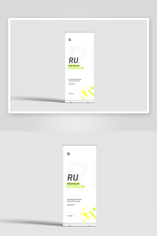 高端门型展架易拉宝X展架样机-众图网