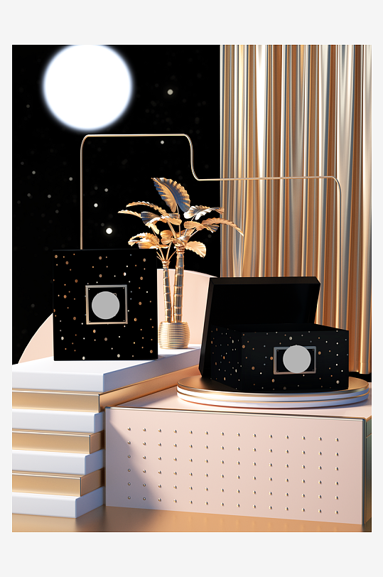 清新食品包装样机设计-众图网