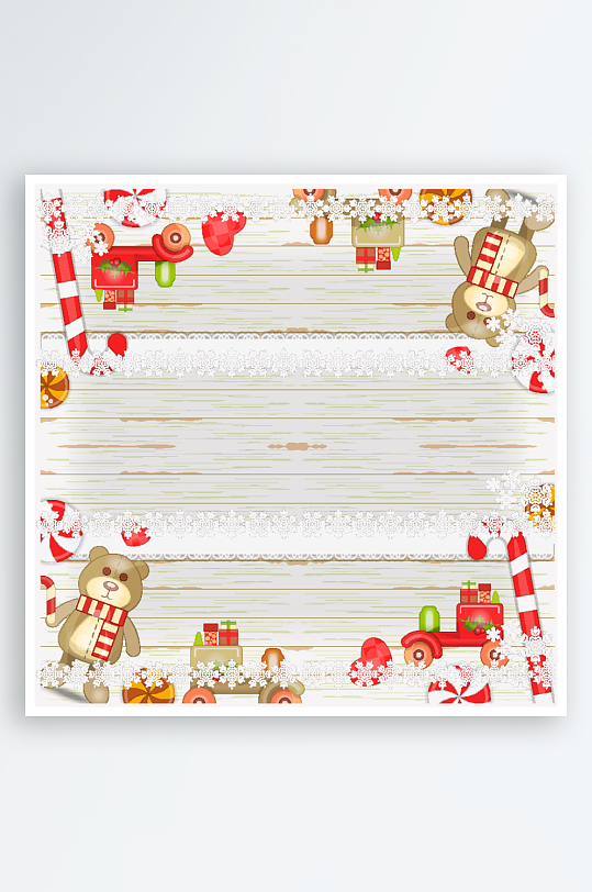 圣诞节banner海报背景图案-众图网