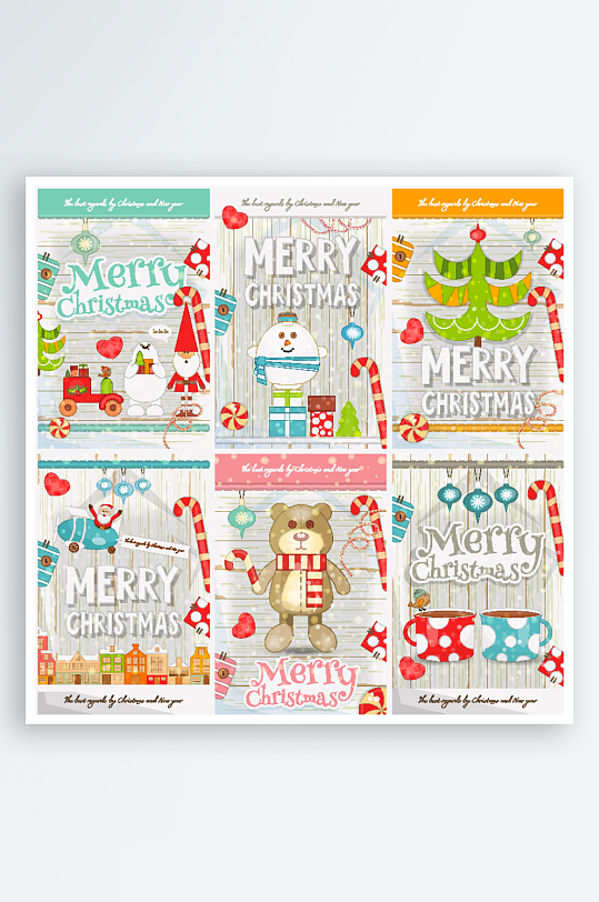 圣诞节banner海报背景图案-众图网