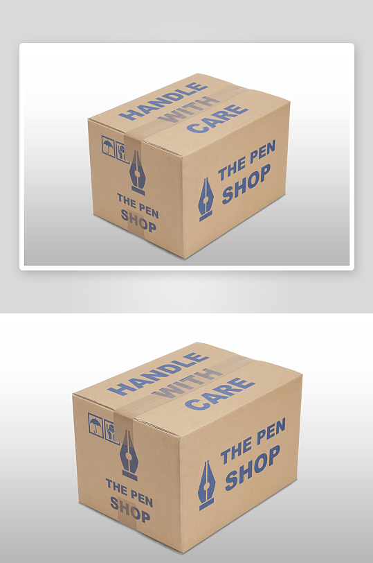 创意箱子盒子样机展示-众图网