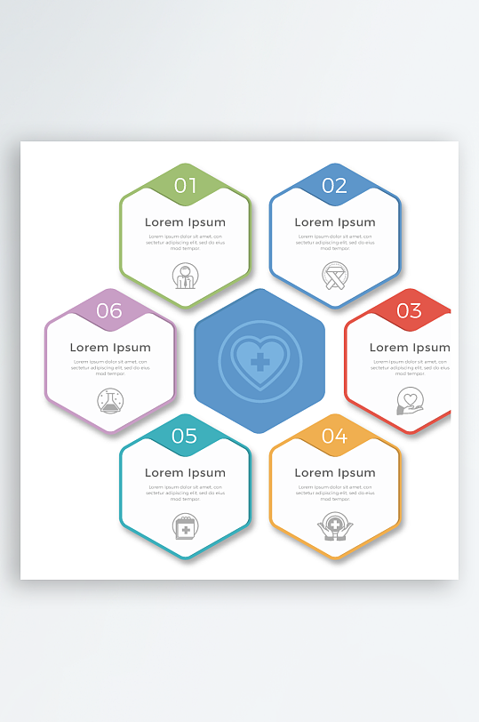 矢量商务信息图表