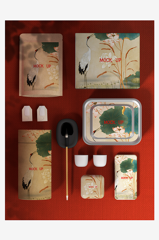 创意茶叶样机包装设计-众图网