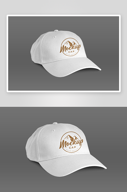 帽子鸭舌帽样机贴图-众图网