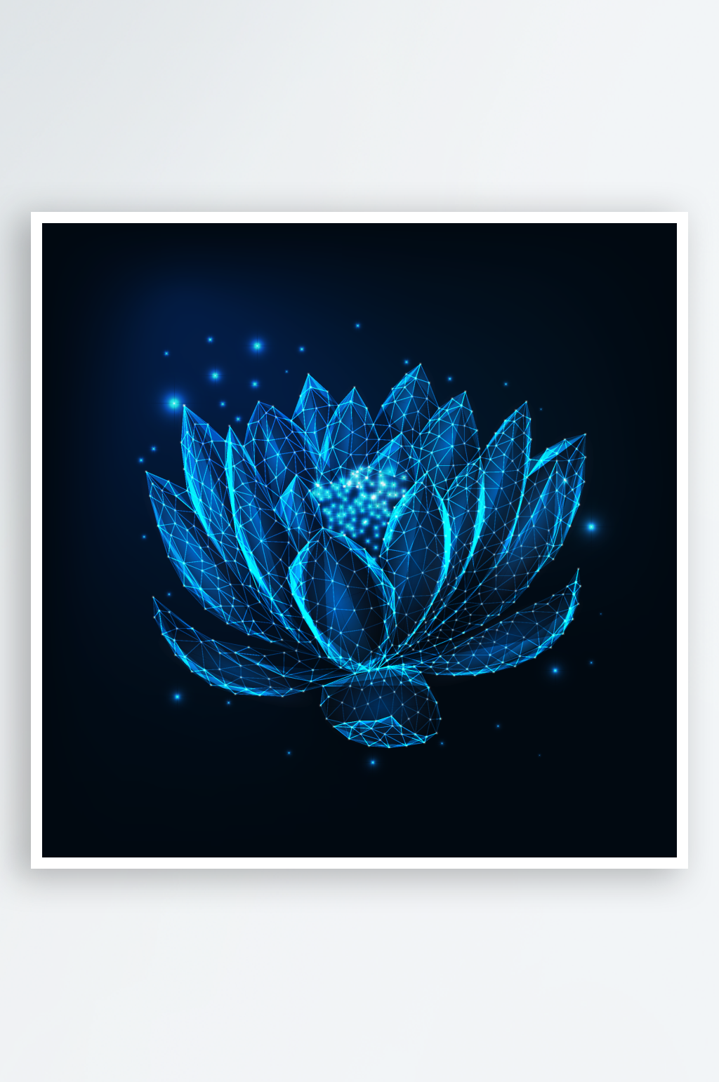 创意矢量荷花莲花元素素材