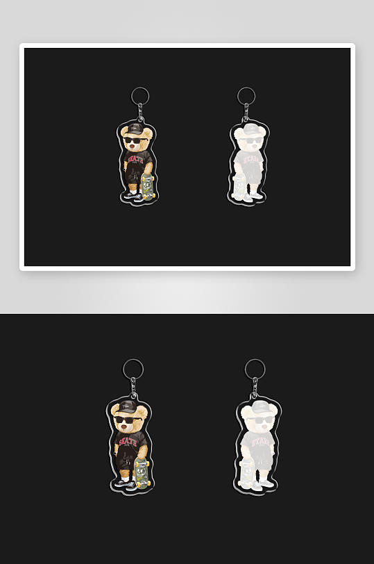 钥匙扣样机锁匙扣-众图网