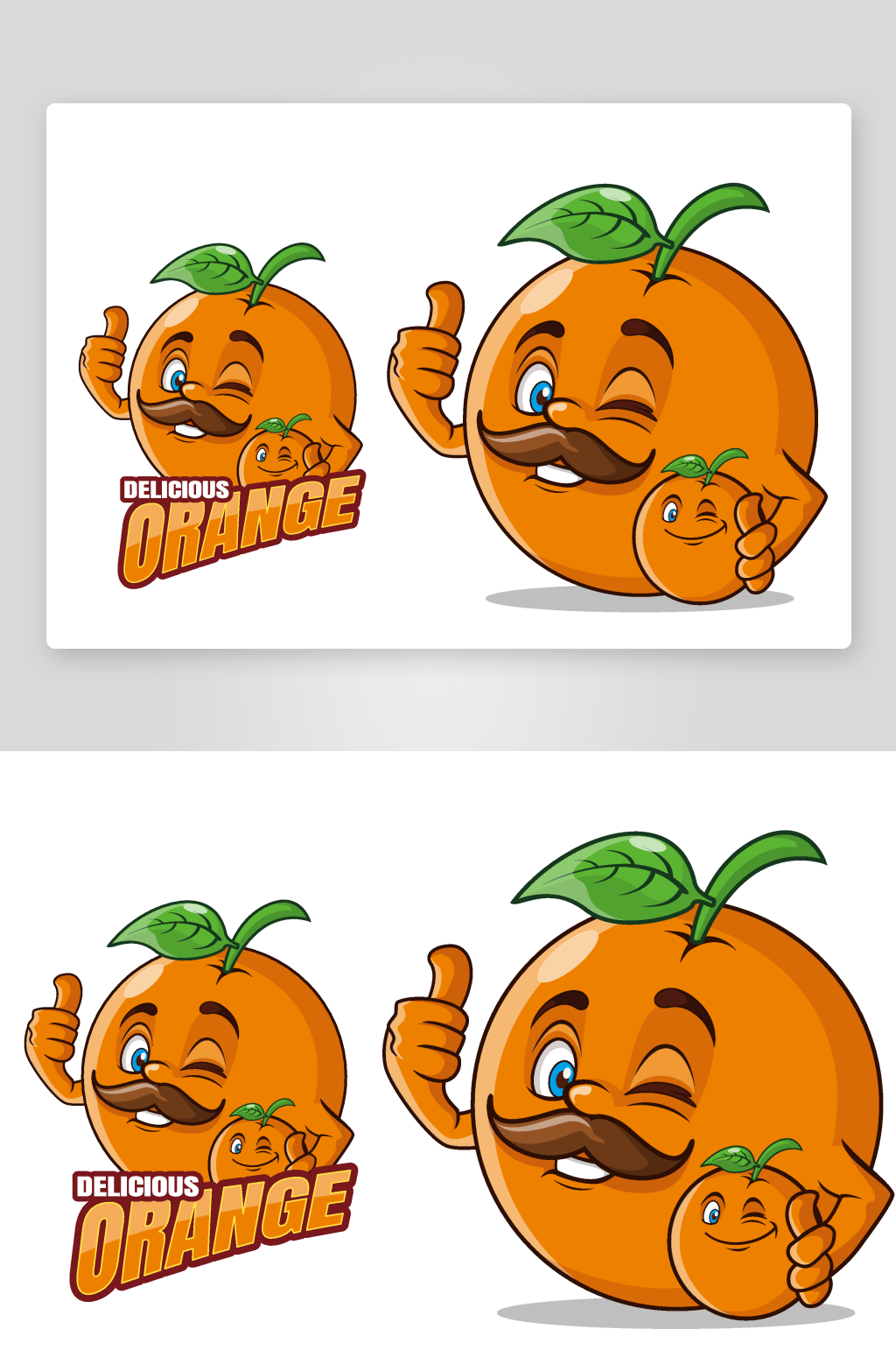 卡通南瓜logo设计素材