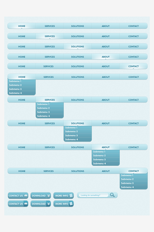 创意搜索框UI设计-众图网