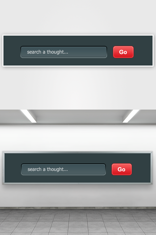 创意搜索框UI设计-众图网