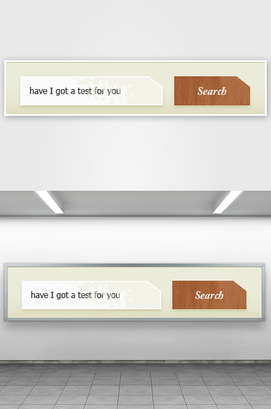 创意搜索框UI设计-众图网