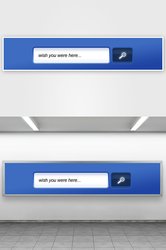 创意搜索框UI设计-众图网