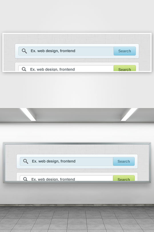 创意搜索框UI设计-众图网