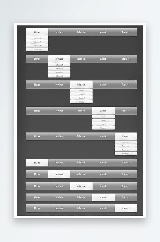 创意搜索框UI设计模板-众图网