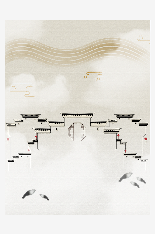 創(chuàng)意大氣中式古風(fēng)背景