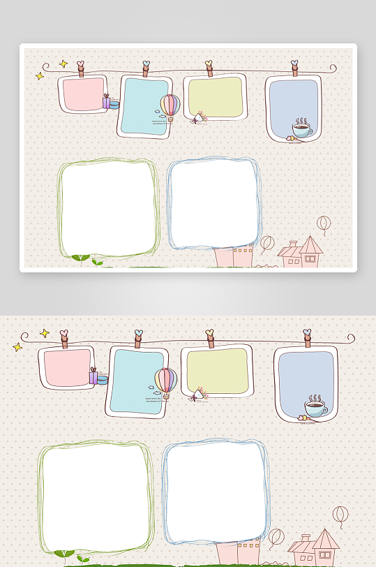 可爱学校毕业纪念册设计