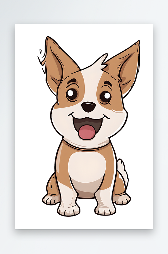 小狗图标海报设计素材-众图网