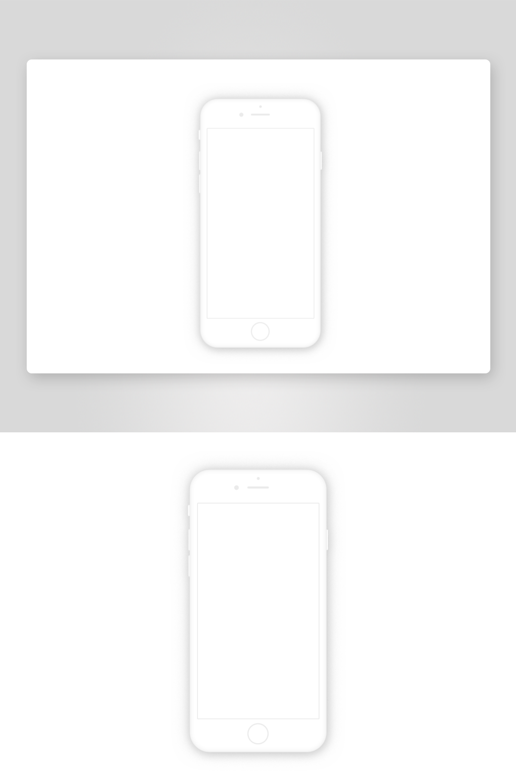 移动UI端场景UI样机素材