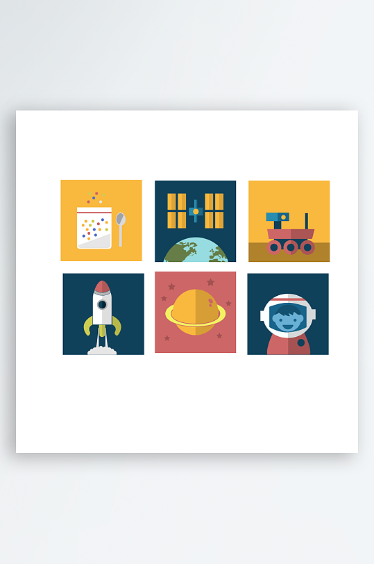 宇宙星球外太空探索飞船火箭卫星行星素材