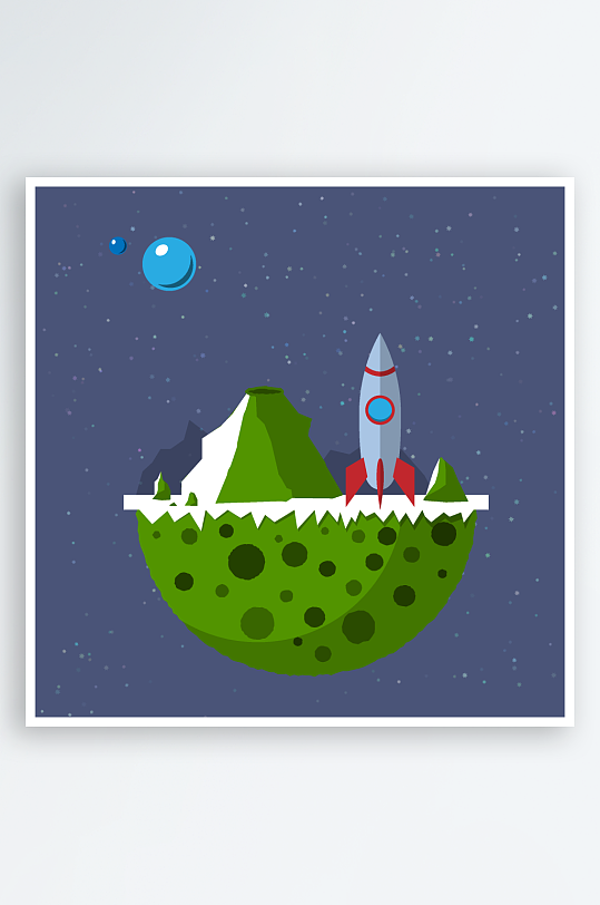 宇宙星球外太空探索飞船火箭卫星行星素材