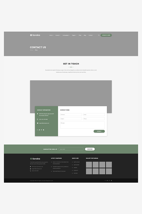 创意网页网站宣传首页模版-众图网