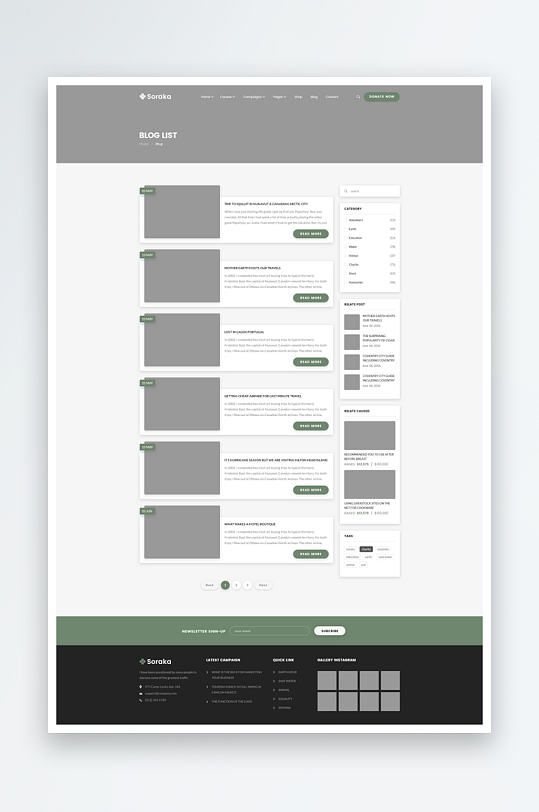 创意网页网站宣传首页模版-众图网