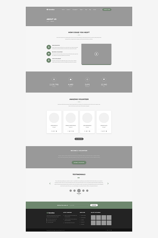创意网页网站宣传首页模版-众图网