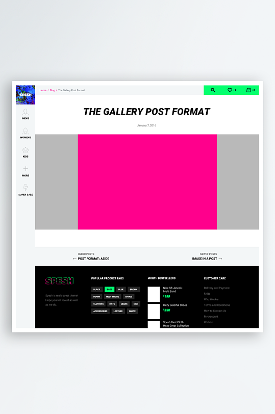 创意网页网站宣传首页模版设计-众图网