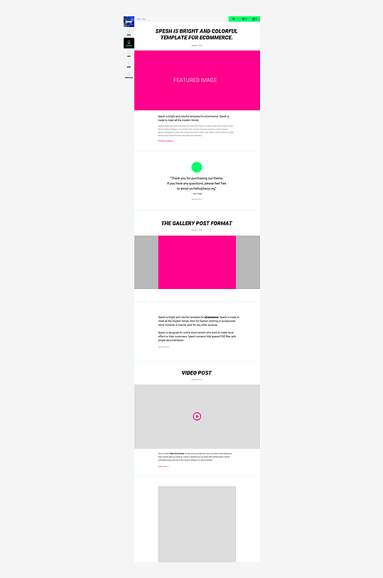 创意网页网站宣传首页模版设计-众图网