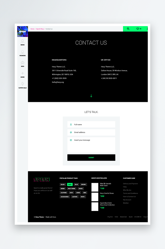 创意网页网站宣传首页模版设计-众图网