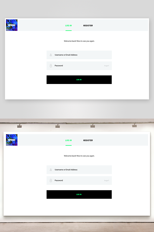 创意网页网站宣传首页模版设计-众图网