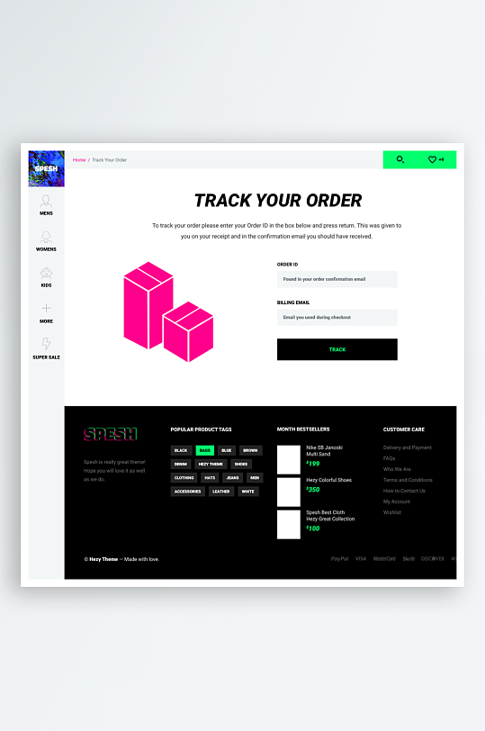 创意网页网站宣传首页模版设计-众图网
