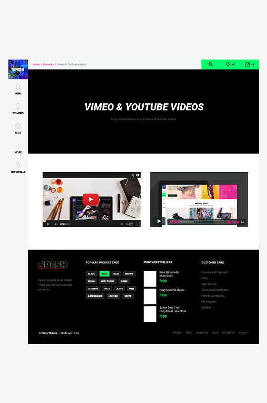 网页网站宣传首页模版设计-众图网