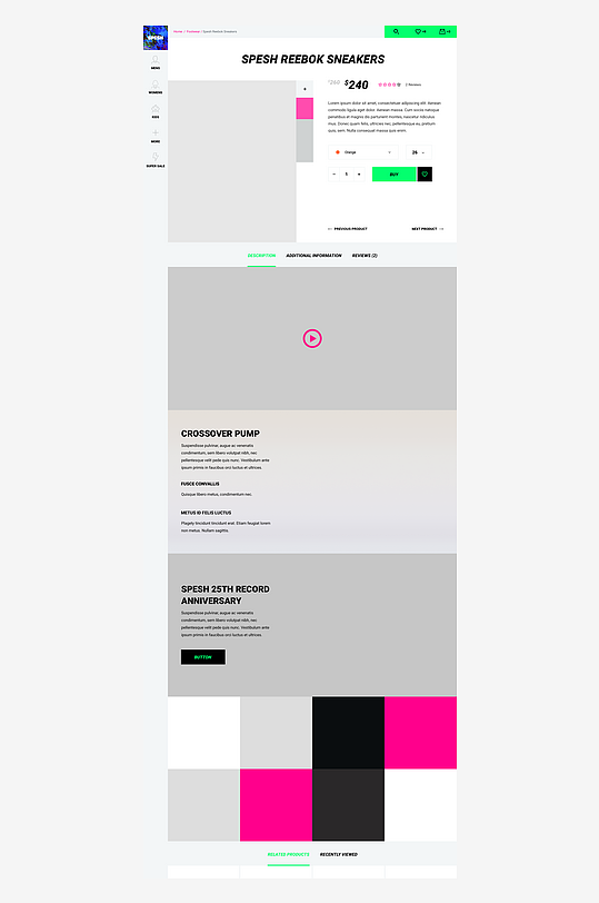 网页网站宣传首页模版设计-众图网